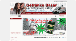 Desktop Screenshot of getraenke-basar.de
