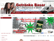 Tablet Screenshot of getraenke-basar.de